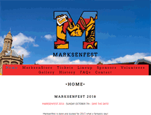 Tablet Screenshot of marksenfest.com.au